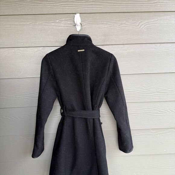 Vince Camuto wool faux leather trim jacket - Picture 6 of 7